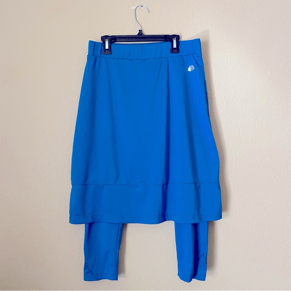 Snoga Athletics Mesh basic skirted leggings medium blue